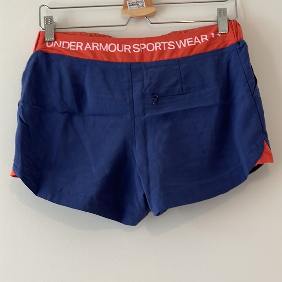 New vintage Under Armour Sportswear colorblock drawstring dolphin athletic short - Picture 2 of 6